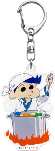 クレヨンしんちゃん アクリルキーホルダー 最強！！オラの拉麺道 風間